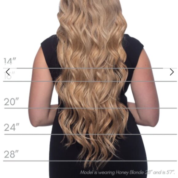 Irresistible Me Halo One Step Hair Extensions in Mocha Balayage 14 Inch BN - Picture 4 of 4